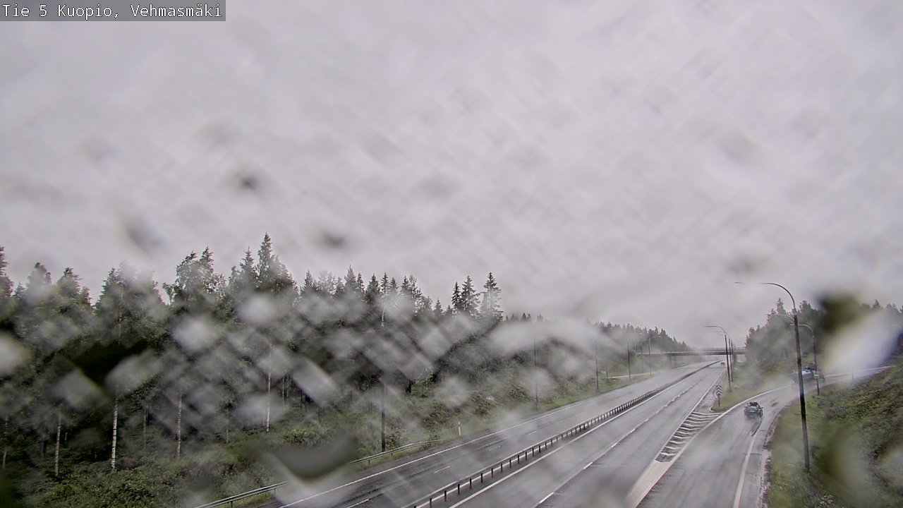 Weather Camera Image Väg 5 Kuopio, Vehmasmäki, Kuopio, Pohjois-Savo