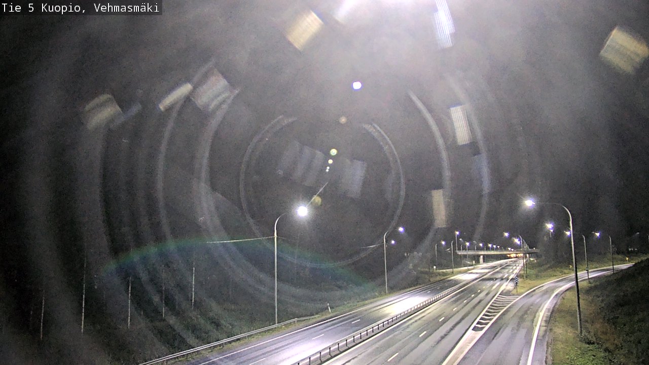 Weather Camera Image Road 5 Kuopio, Vehmasmäki, Kuopio, Pohjois-Savo