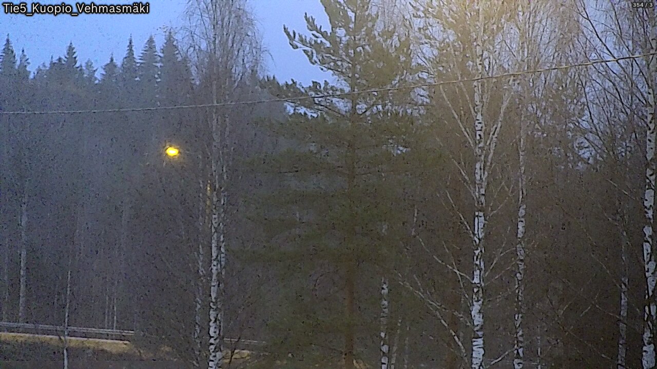 Weather Camera Image Väg 5 Kuopio, Vehmasmäki, Kuopio, Pohjois-Savo