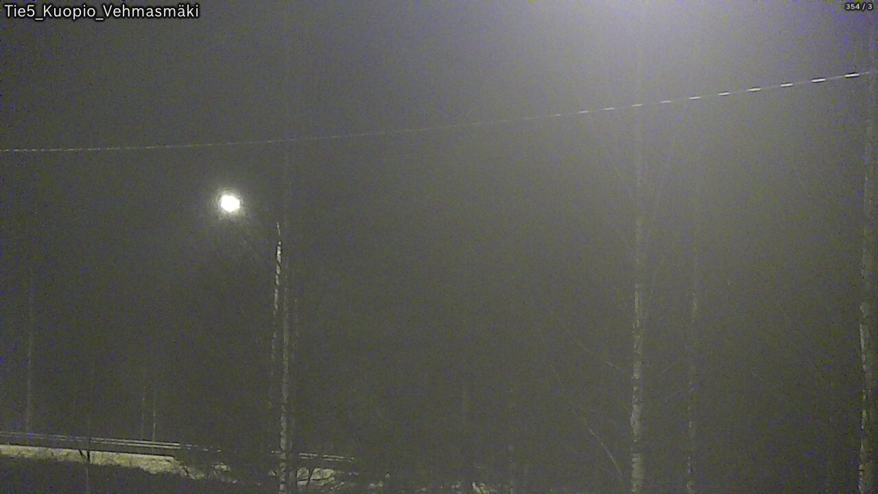 Weather Camera Image Road 5 Kuopio, Vehmasmäki, Kuopio, Pohjois-Savo
