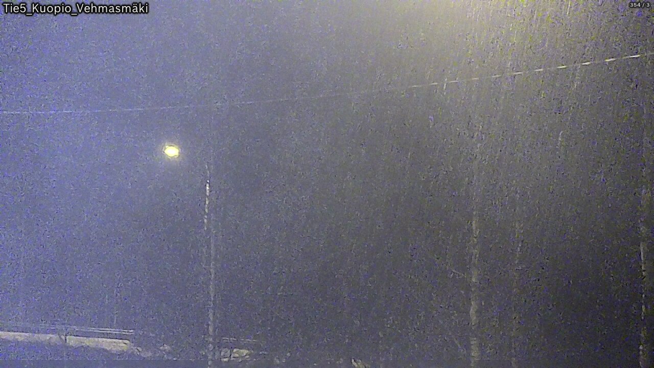 Weather Camera Image Väg 5 Kuopio, Vehmasmäki, Kuopio, Pohjois-Savo