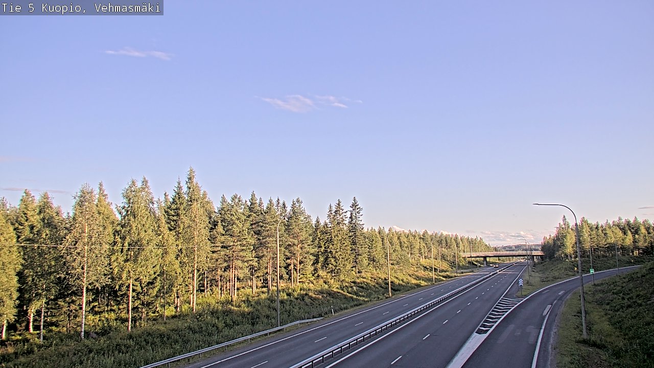 Kelikamerat Kuva Tie 5 Kuopio, Vehmasmäki, Kuopio, Pohjois-Savo