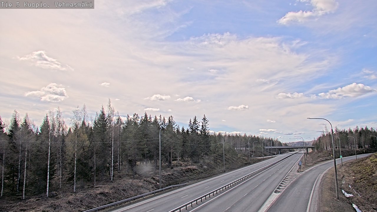 Kelikamerat Kuva Tie 5 Kuopio, Vehmasmäki, Kuopio, Pohjois-Savo