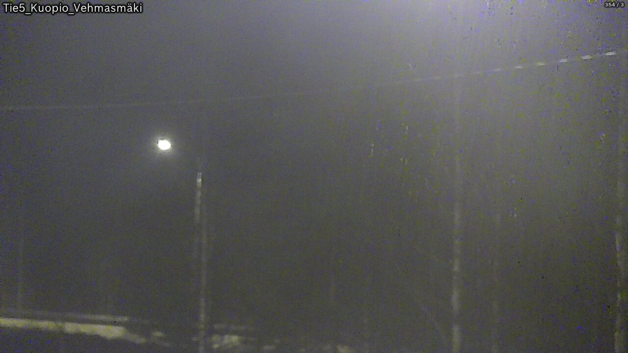 Weather Camera Image Väg 5 Kuopio, Vehmasmäki, Kuopio, Pohjois-Savo