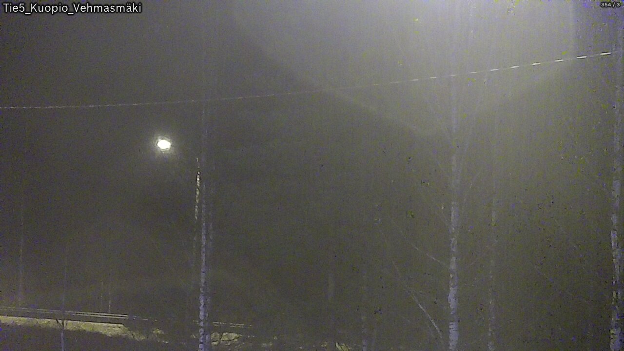 Weather Camera Image Väg 5 Kuopio, Vehmasmäki, Kuopio, Pohjois-Savo