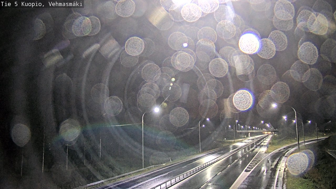 Weather Camera Image Road 5 Kuopio, Vehmasmäki, Kuopio, Pohjois-Savo