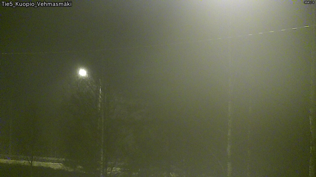 Weather Camera Image Road 5 Kuopio, Vehmasmäki, Kuopio, Pohjois-Savo