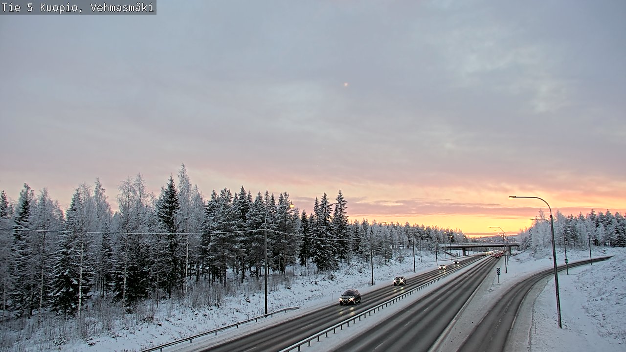Kelikamerat Kuva Tie 5 Kuopio, Vehmasmäki, Kuopio, Pohjois-Savo