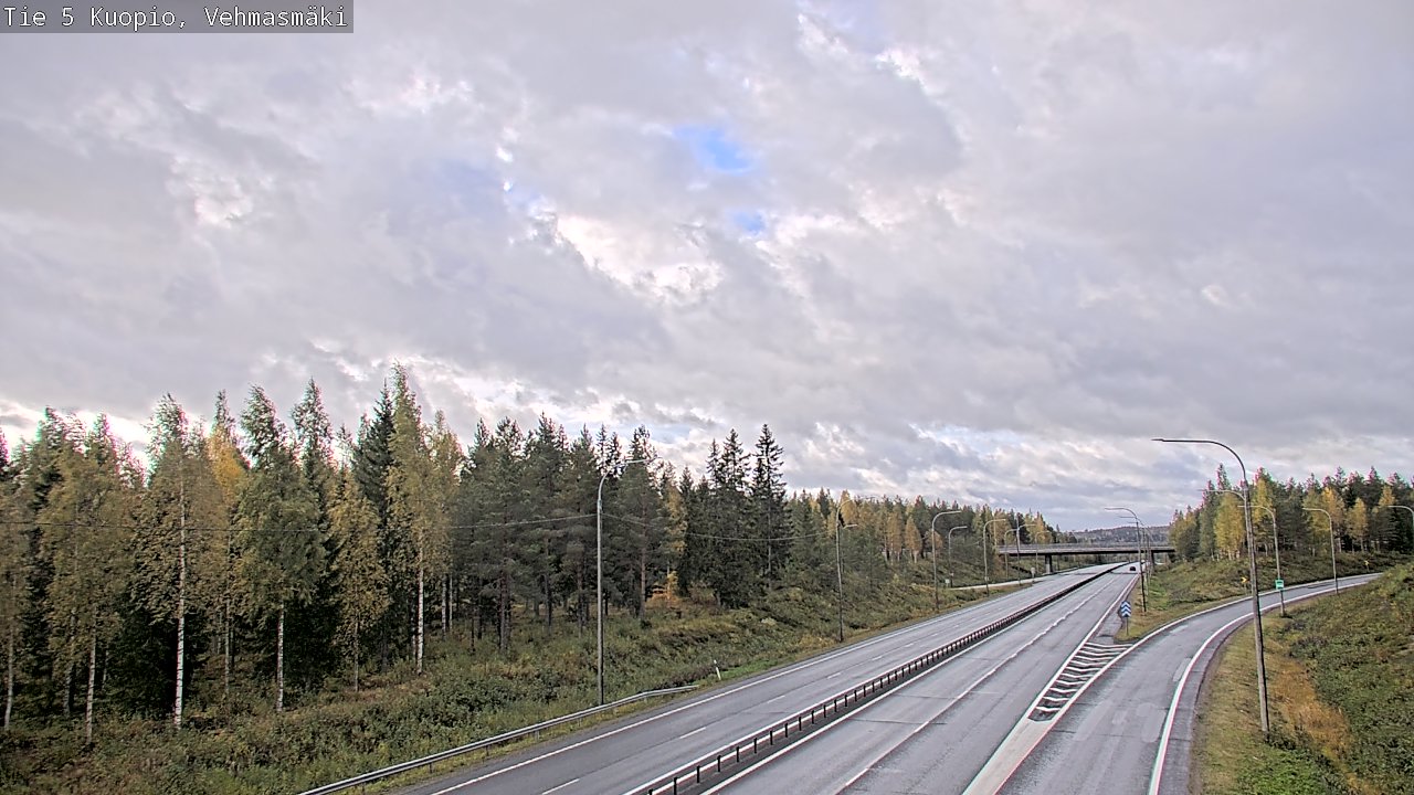 Kelikamerat Kuva Tie 5 Kuopio, Vehmasmäki, Kuopio, Pohjois-Savo