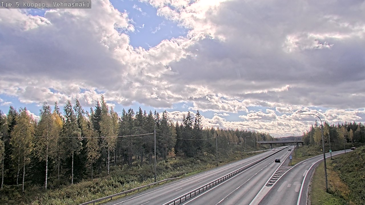 Kelikamerat Kuva Tie 5 Kuopio, Vehmasmäki, Kuopio, Pohjois-Savo