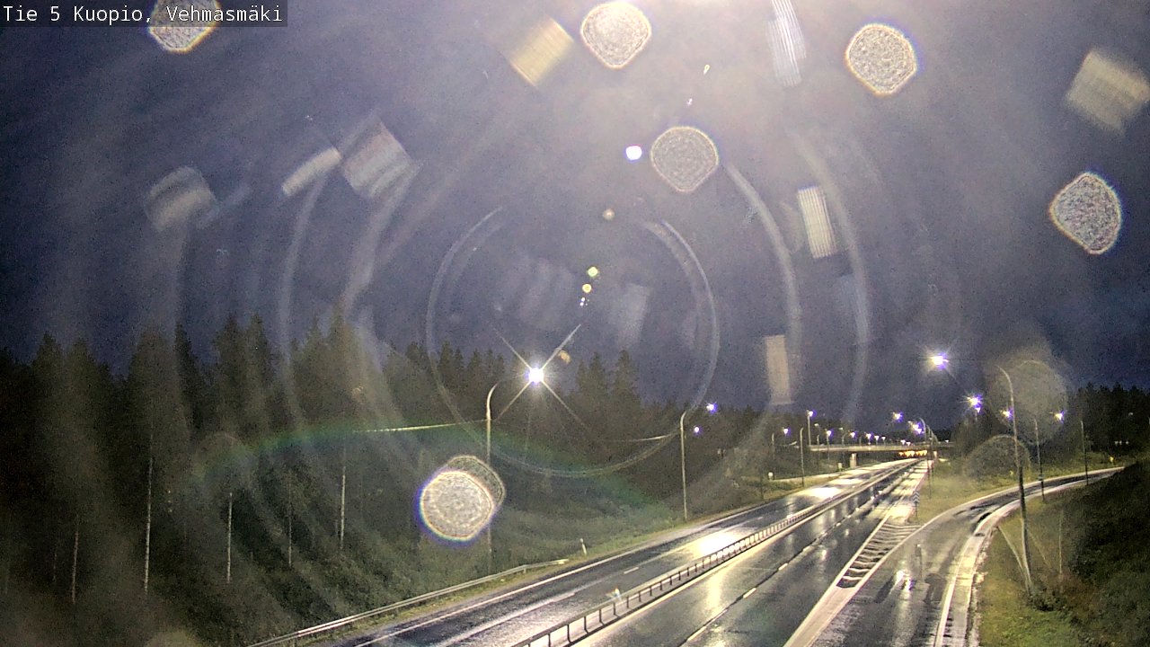 Weather Camera Image Road 5 Kuopio, Vehmasmäki, Kuopio, Pohjois-Savo