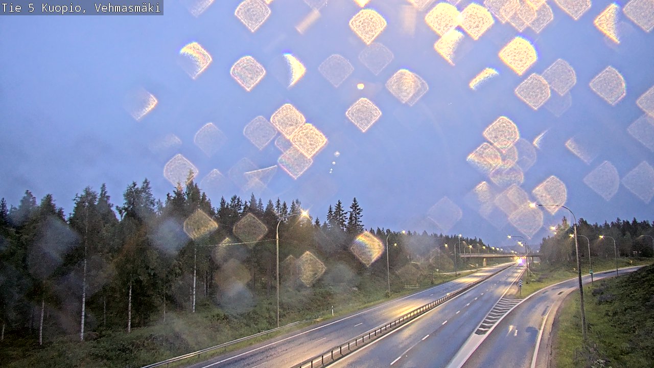 Weather Camera Image Road 5 Kuopio, Vehmasmäki, Kuopio, Pohjois-Savo