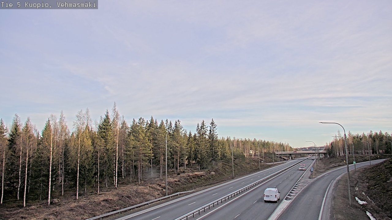Kelikamerat Kuva Tie 5 Kuopio, Vehmasmäki, Kuopio, Pohjois-Savo
