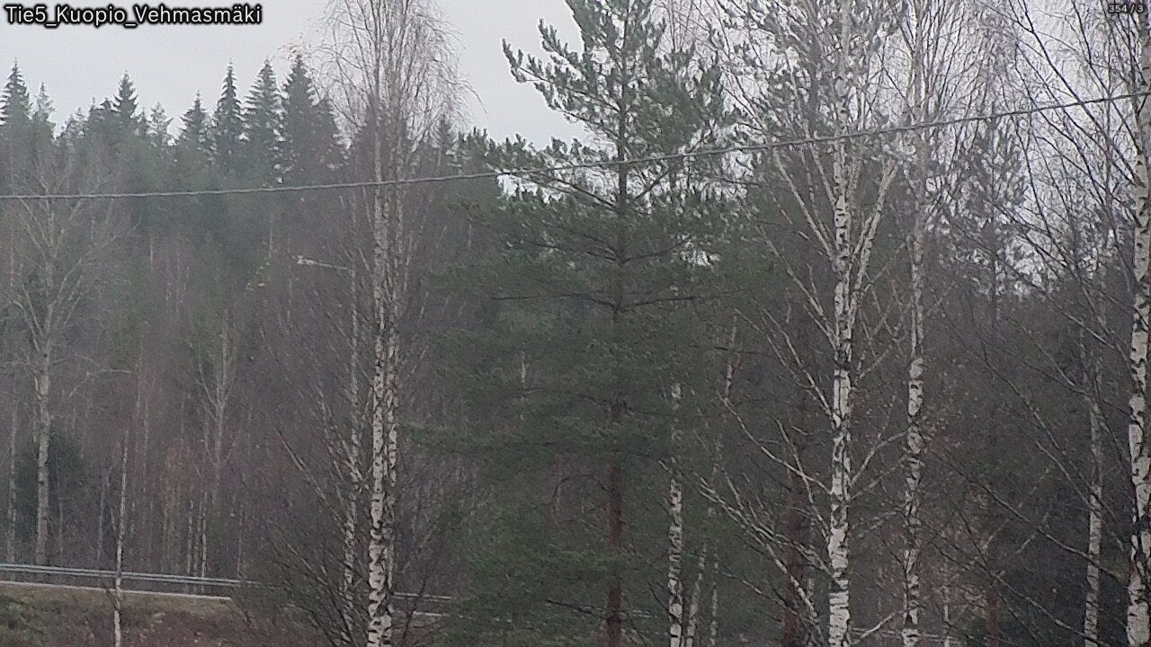 Weather Camera Image Väg 5 Kuopio, Vehmasmäki, Kuopio, Pohjois-Savo