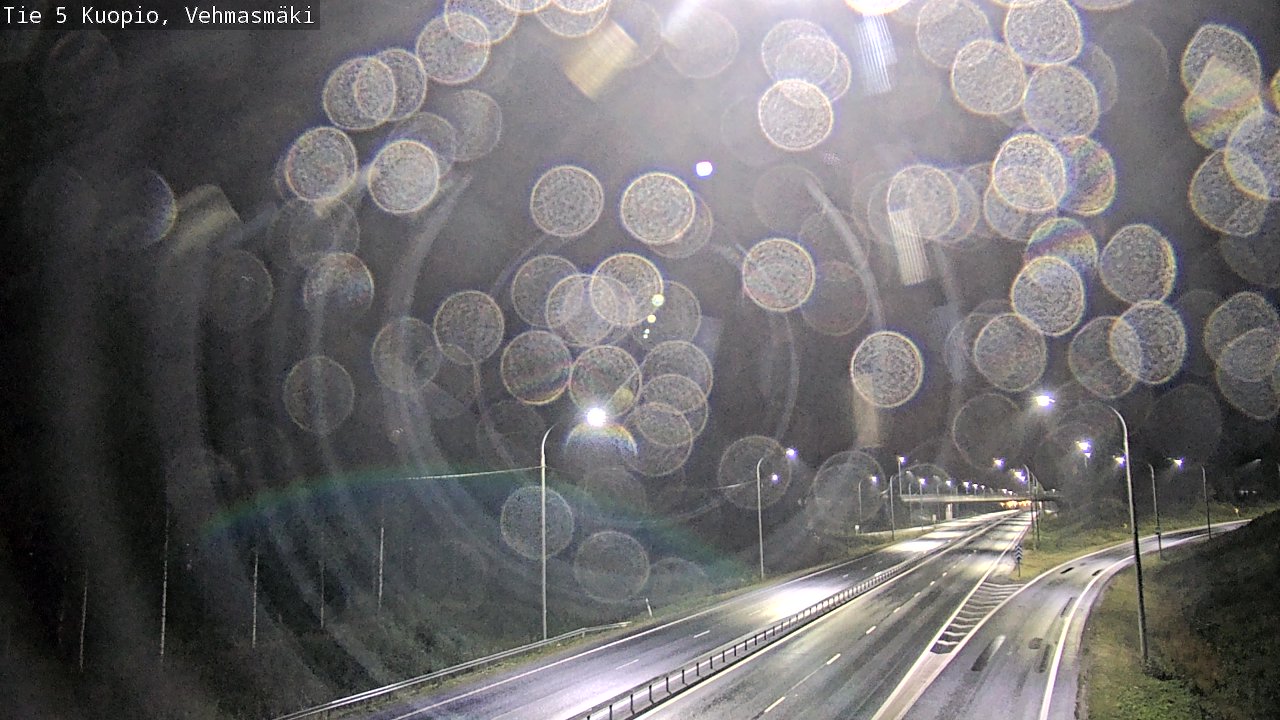 Weather Camera Image Road 5 Kuopio, Vehmasmäki, Kuopio, Pohjois-Savo