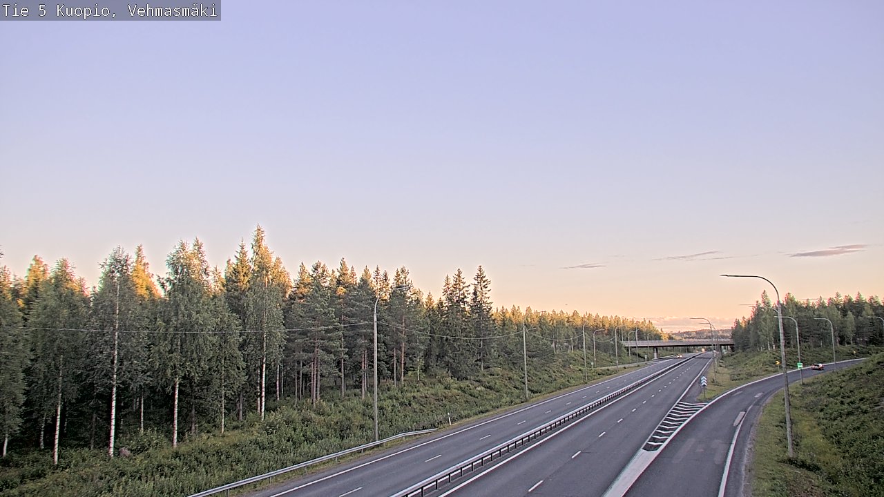 Kelikamerat Kuva Tie 5 Kuopio, Vehmasmäki, Kuopio, Pohjois-Savo