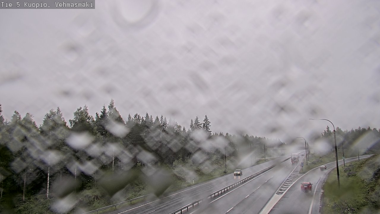 Weather Camera Image Väg 5 Kuopio, Vehmasmäki, Kuopio, Pohjois-Savo