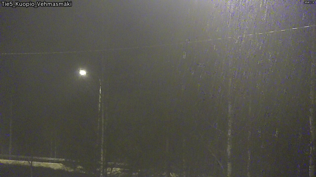 Weather Camera Image Väg 5 Kuopio, Vehmasmäki, Kuopio, Pohjois-Savo