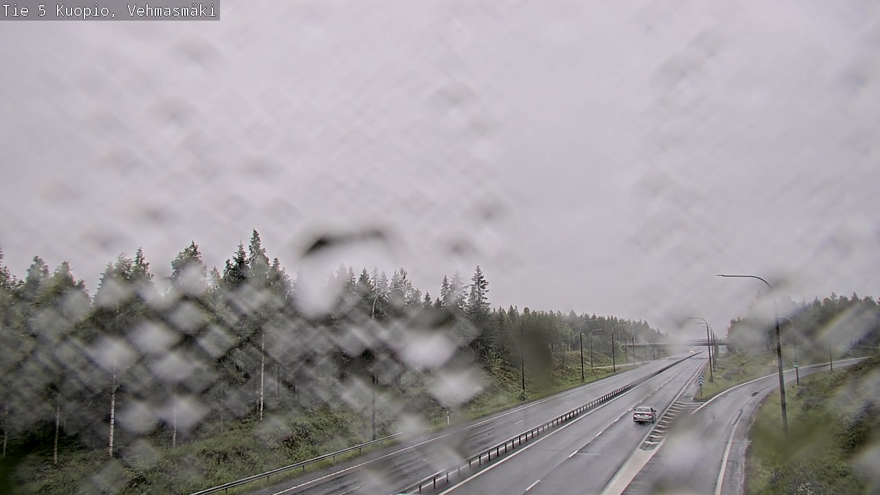 Weather Camera Image Väg 5 Kuopio, Vehmasmäki, Kuopio, Pohjois-Savo