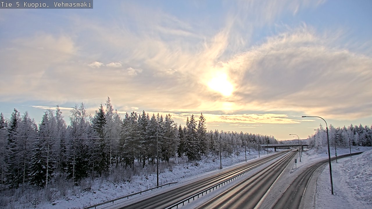 Kelikamerat Kuva Tie 5 Kuopio, Vehmasmäki, Kuopio, Pohjois-Savo