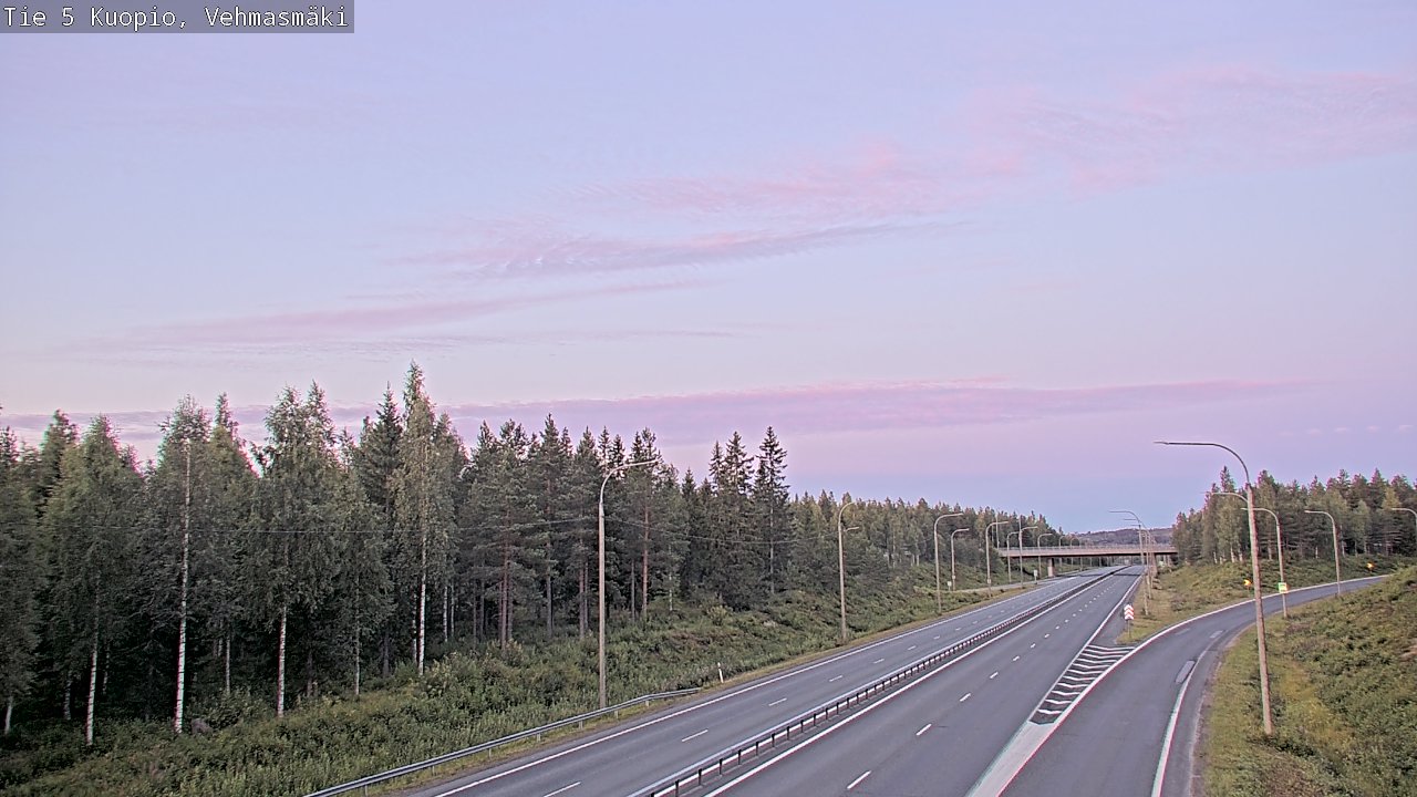 Kelikamerat Kuva Tie 5 Kuopio, Vehmasmäki, Kuopio, Pohjois-Savo