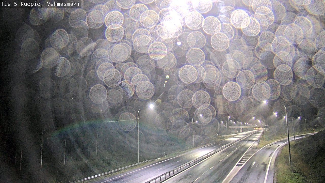 Weather Camera Image Road 5 Kuopio, Vehmasmäki, Kuopio, Pohjois-Savo