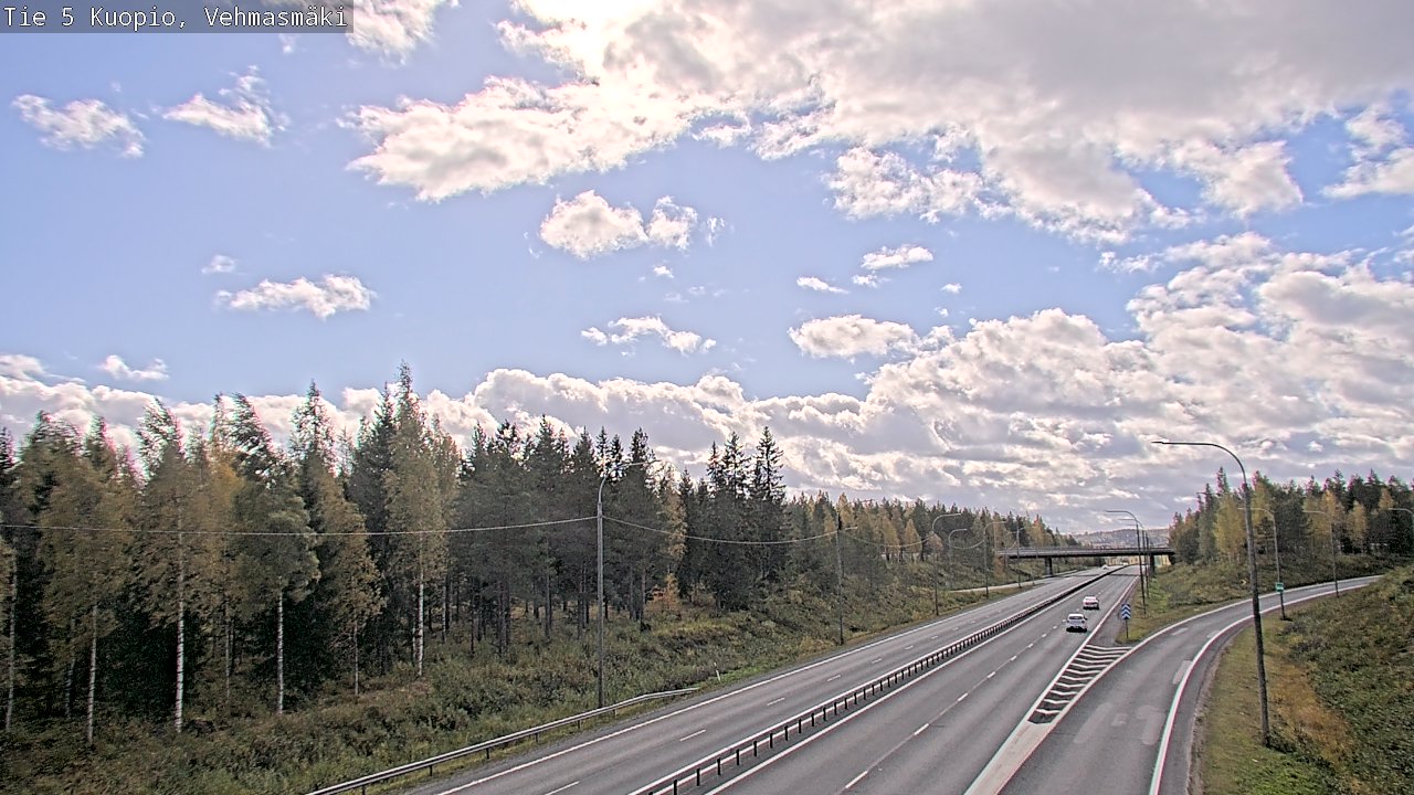 Kelikamerat Kuva Tie 5 Kuopio, Vehmasmäki, Kuopio, Pohjois-Savo