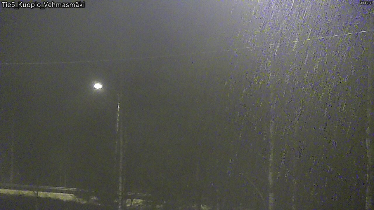 Weather Camera Image Väg 5 Kuopio, Vehmasmäki, Kuopio, Pohjois-Savo