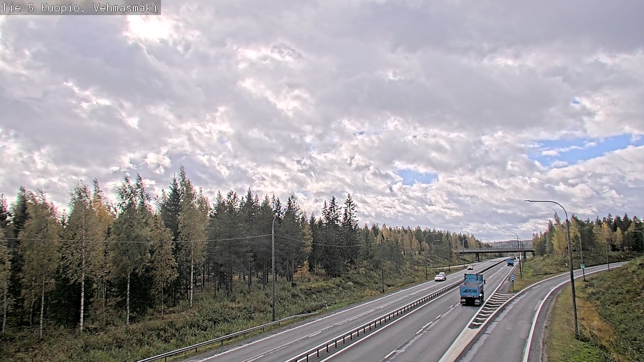 Kelikamerat Kuva Tie 5 Kuopio, Vehmasmäki, Kuopio, Pohjois-Savo