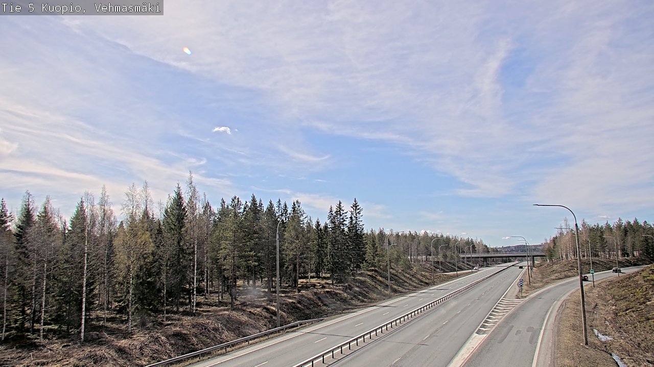 Kelikamerat Kuva Tie 5 Kuopio, Vehmasmäki, Kuopio, Pohjois-Savo