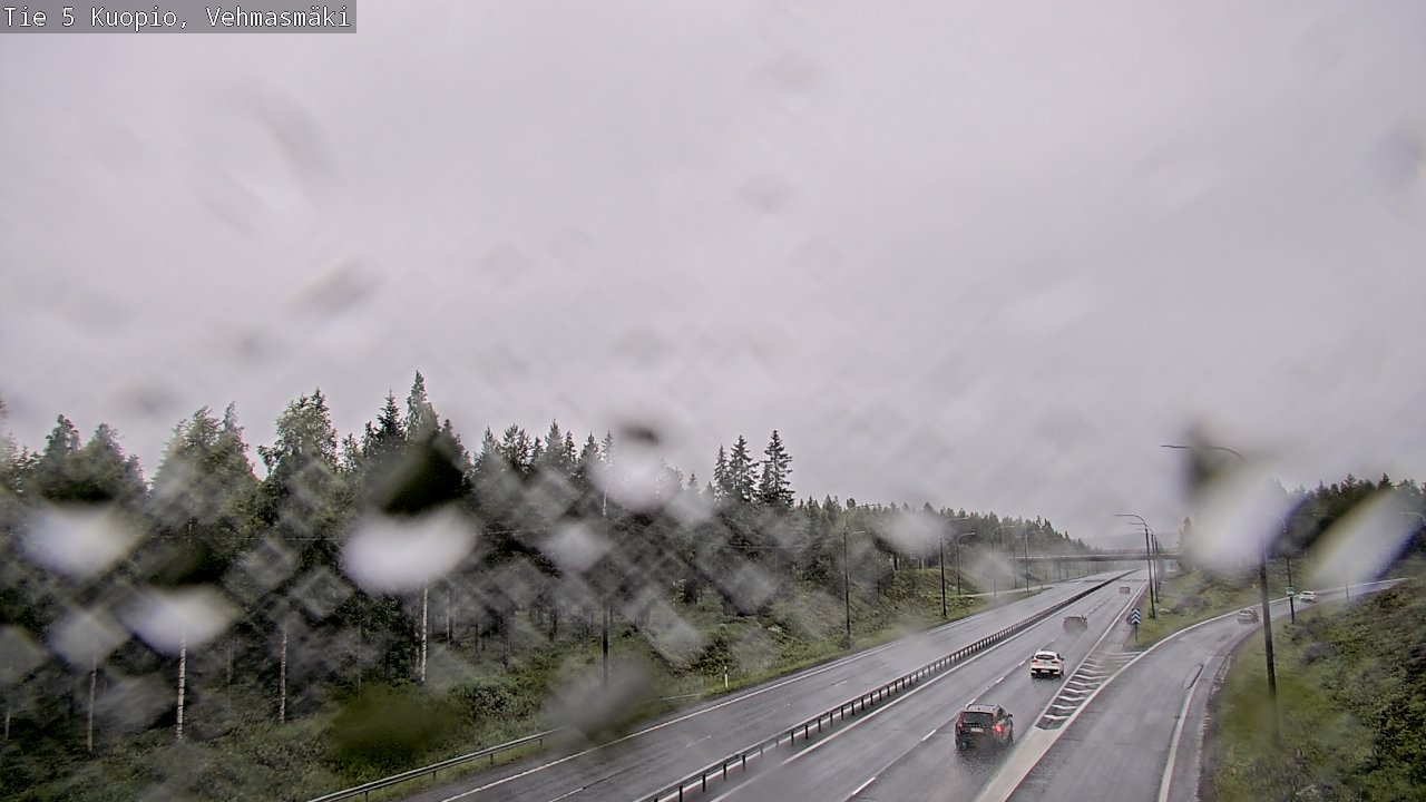 Weather Camera Image Väg 5 Kuopio, Vehmasmäki, Kuopio, Pohjois-Savo