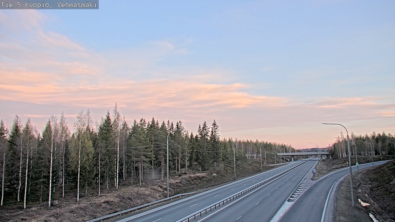 Kelikamerat Kuva Tie 5 Kuopio, Vehmasmäki, Kuopio, Pohjois-Savo