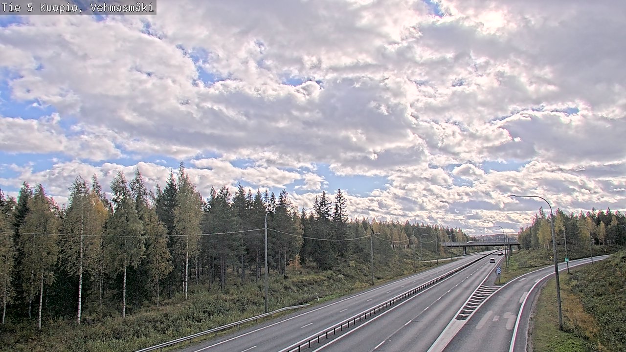Kelikamerat Kuva Tie 5 Kuopio, Vehmasmäki, Kuopio, Pohjois-Savo