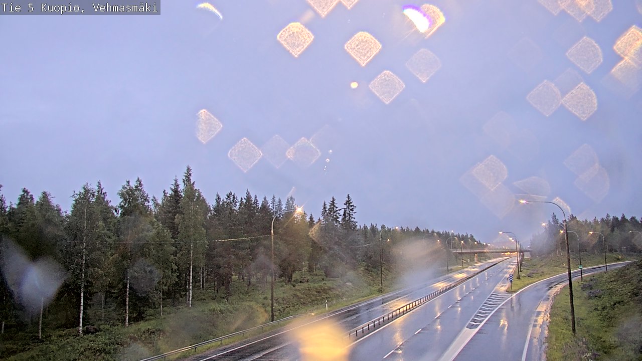 Weather Camera Image Road 5 Kuopio, Vehmasmäki, Kuopio, Pohjois-Savo