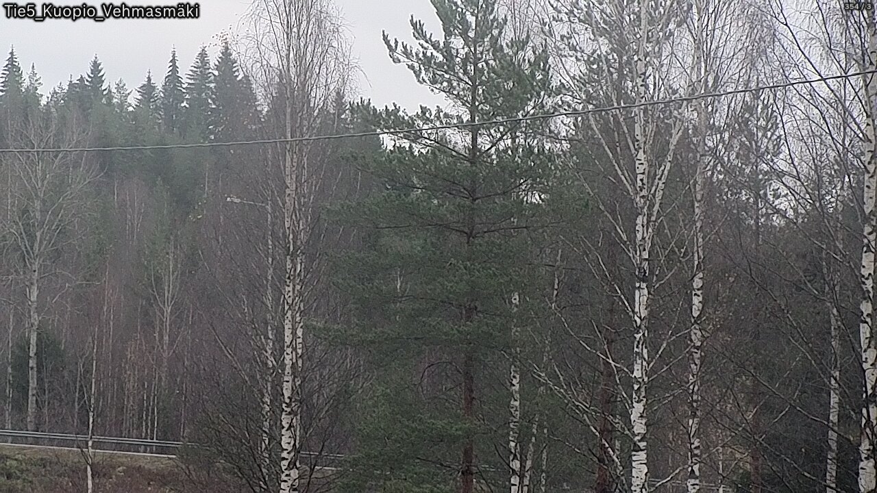 Weather Camera Image Väg 5 Kuopio, Vehmasmäki, Kuopio, Pohjois-Savo