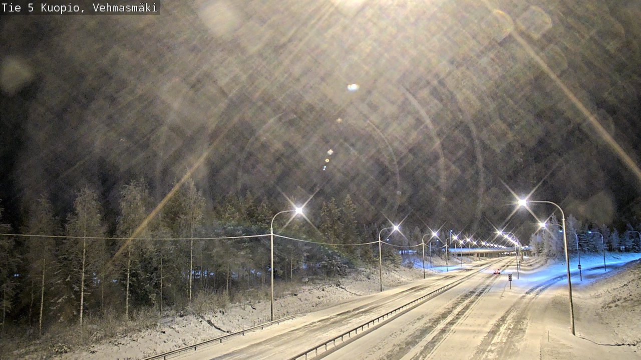 Kelikamerat Kuva Tie 5 Kuopio, Vehmasmäki, Kuopio, Pohjois-Savo
