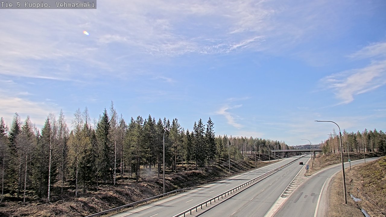 Kelikamerat Kuva Tie 5 Kuopio, Vehmasmäki, Kuopio, Pohjois-Savo