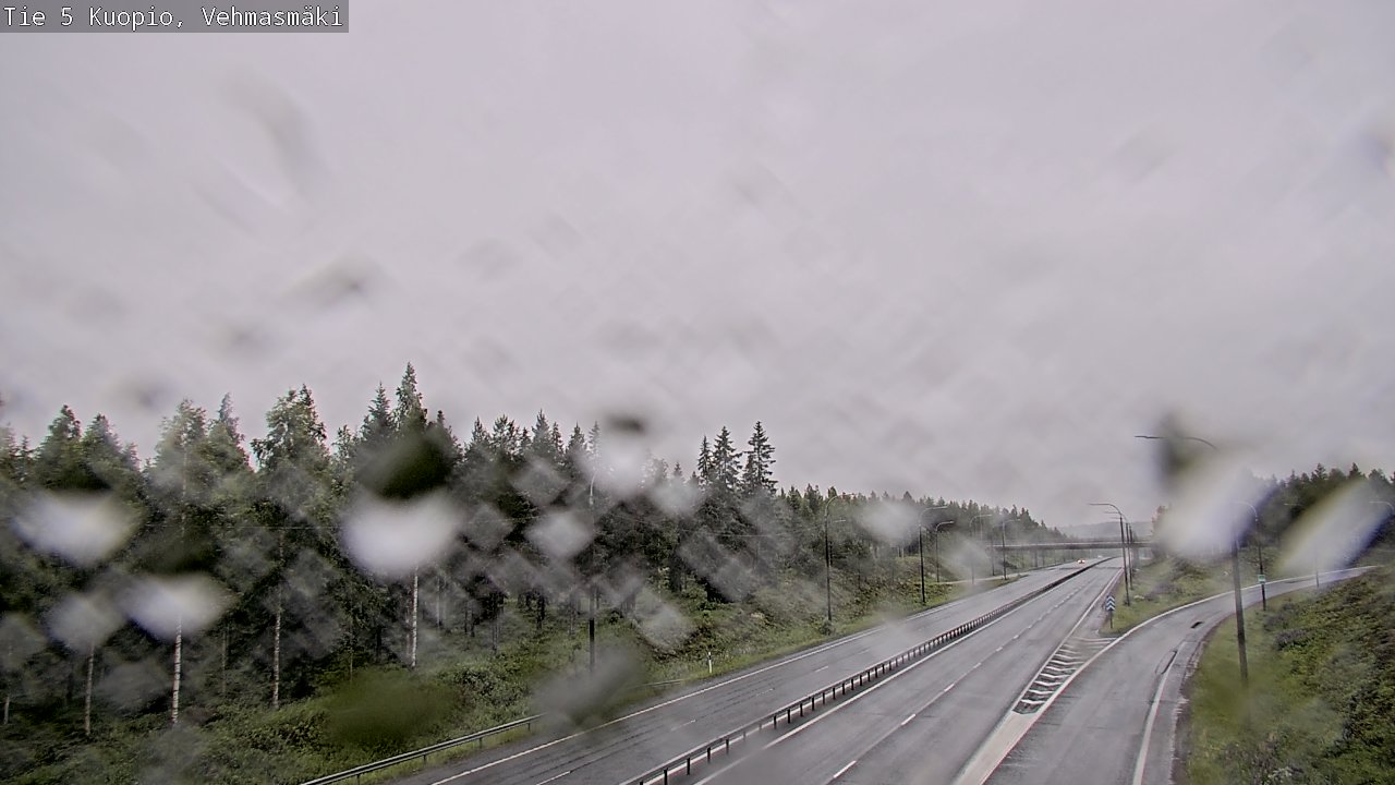 Weather Camera Image Väg 5 Kuopio, Vehmasmäki, Kuopio, Pohjois-Savo