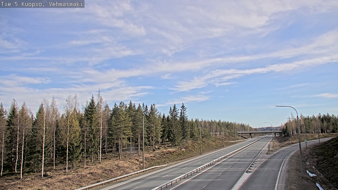 Kelikamerat Kuva Tie 5 Kuopio, Vehmasmäki, Kuopio, Pohjois-Savo
