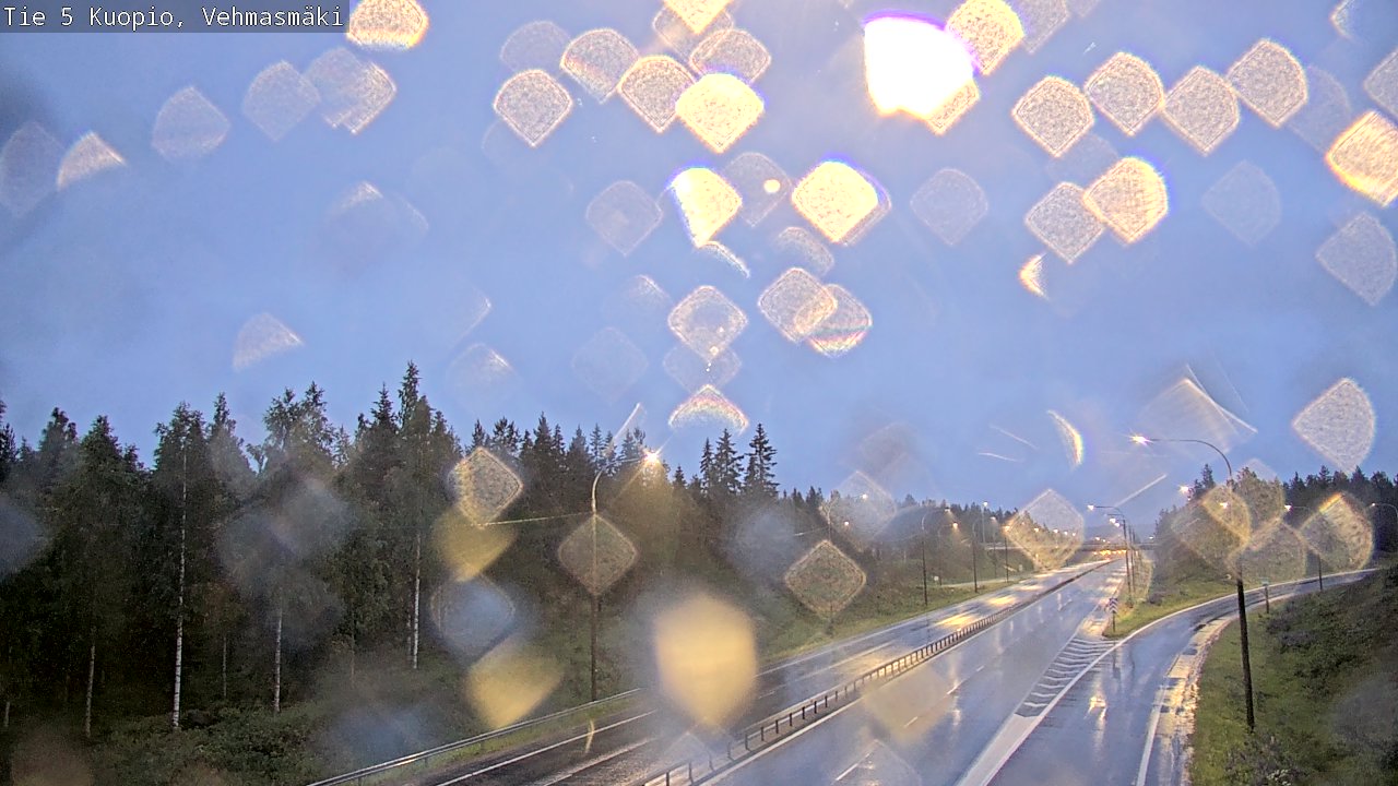Weather Camera Image Road 5 Kuopio, Vehmasmäki, Kuopio, Pohjois-Savo