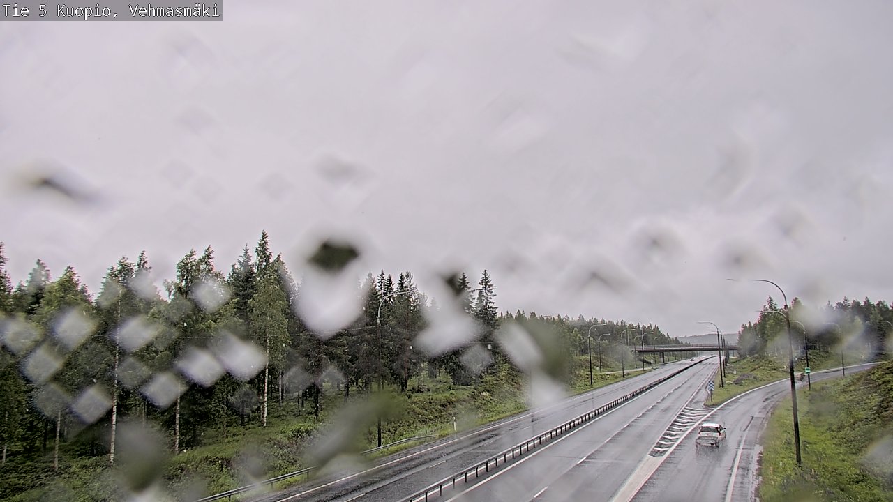 Weather Camera Image Väg 5 Kuopio, Vehmasmäki, Kuopio, Pohjois-Savo
