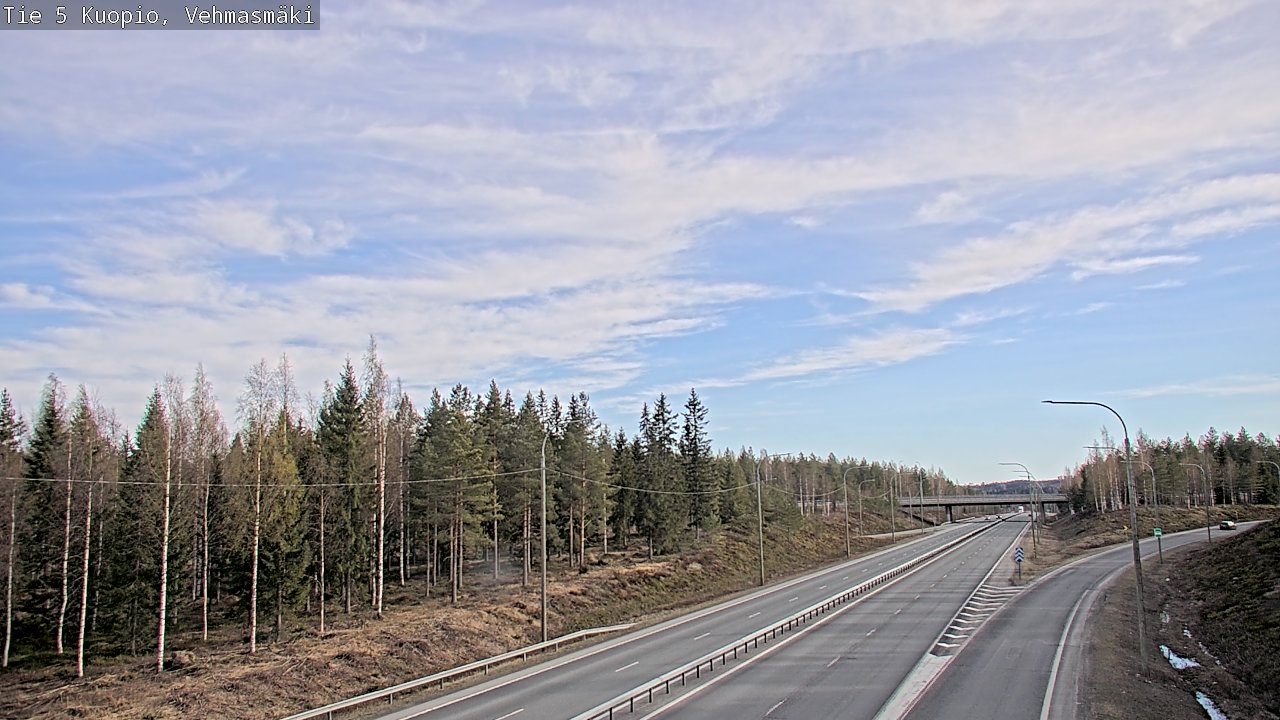 Kelikamerat Kuva Tie 5 Kuopio, Vehmasmäki, Kuopio, Pohjois-Savo