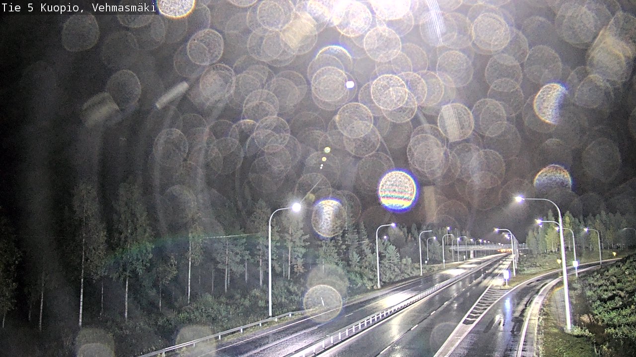 Weather Camera Image Road 5 Kuopio, Vehmasmäki, Kuopio, Pohjois-Savo