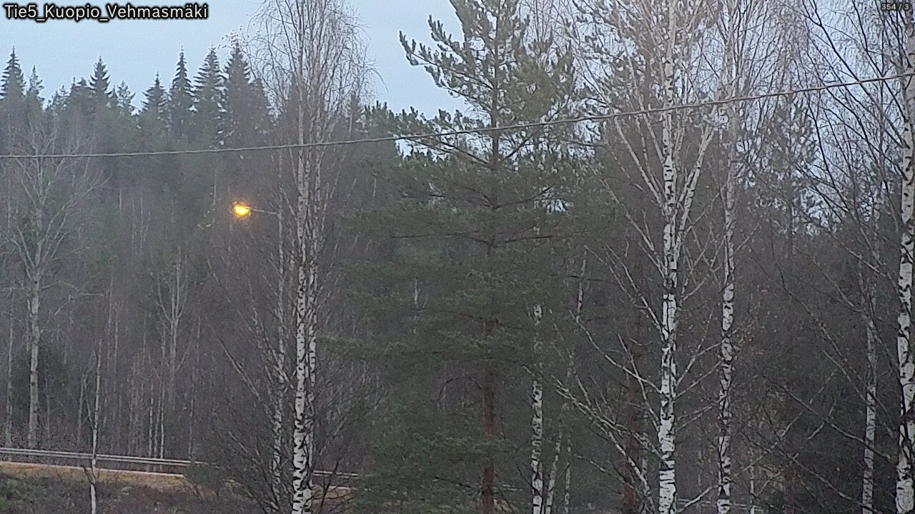 Weather Camera Image Väg 5 Kuopio, Vehmasmäki, Kuopio, Pohjois-Savo