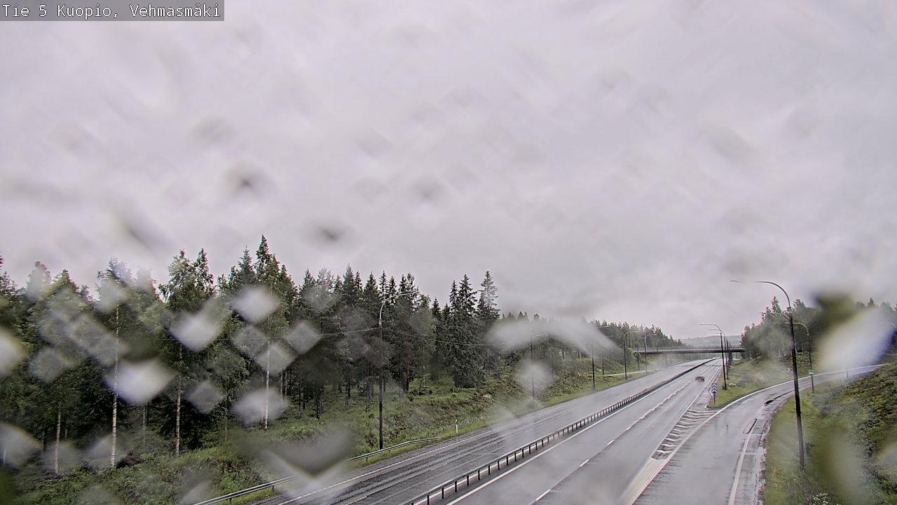Weather Camera Image Väg 5 Kuopio, Vehmasmäki, Kuopio, Pohjois-Savo