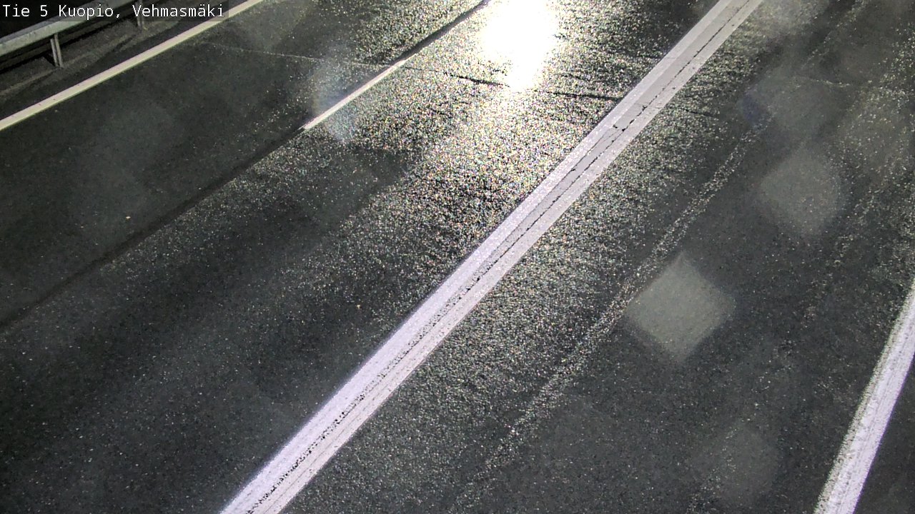 Weather Camera Image Road 5 Kuopio, Vehmasmäki, Kuopio, Pohjois-Savo