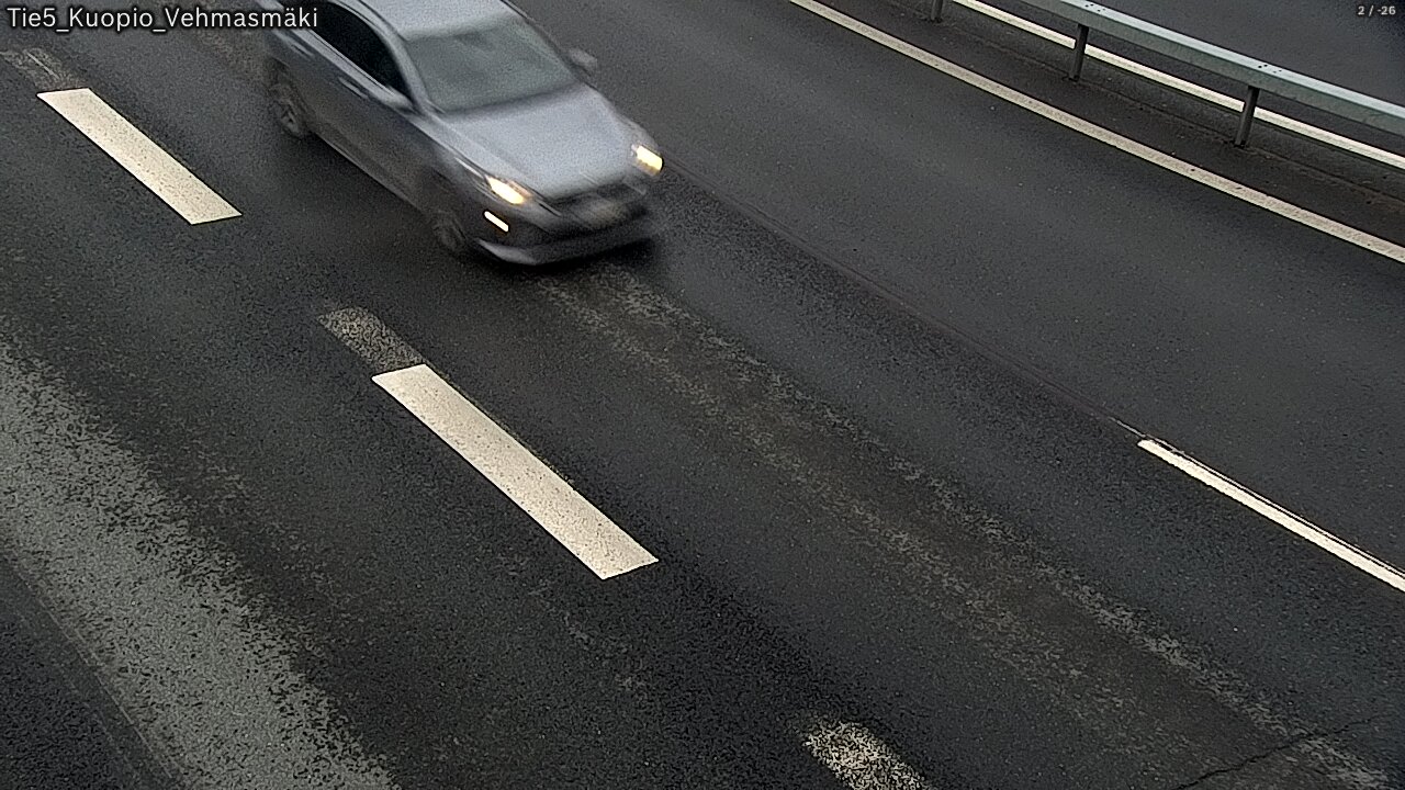 Weather Camera Image Väg 5 Kuopio, Vehmasmäki, Kuopio, Pohjois-Savo