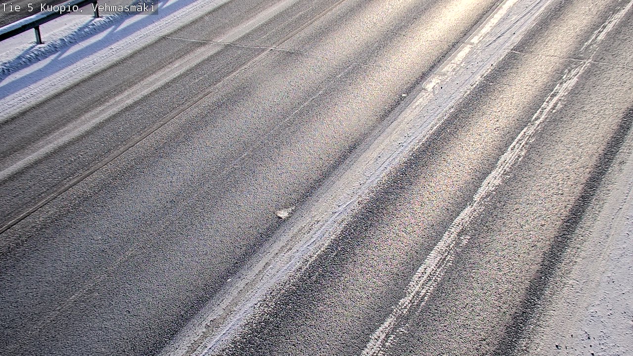Weather Camera Image Väg 5 Kuopio, Vehmasmäki, Kuopio, Pohjois-Savo