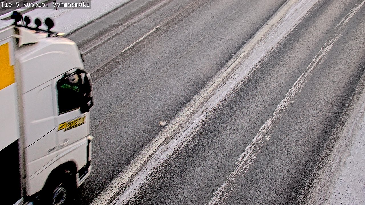 Weather Camera Image Väg 5 Kuopio, Vehmasmäki, Kuopio, Pohjois-Savo
