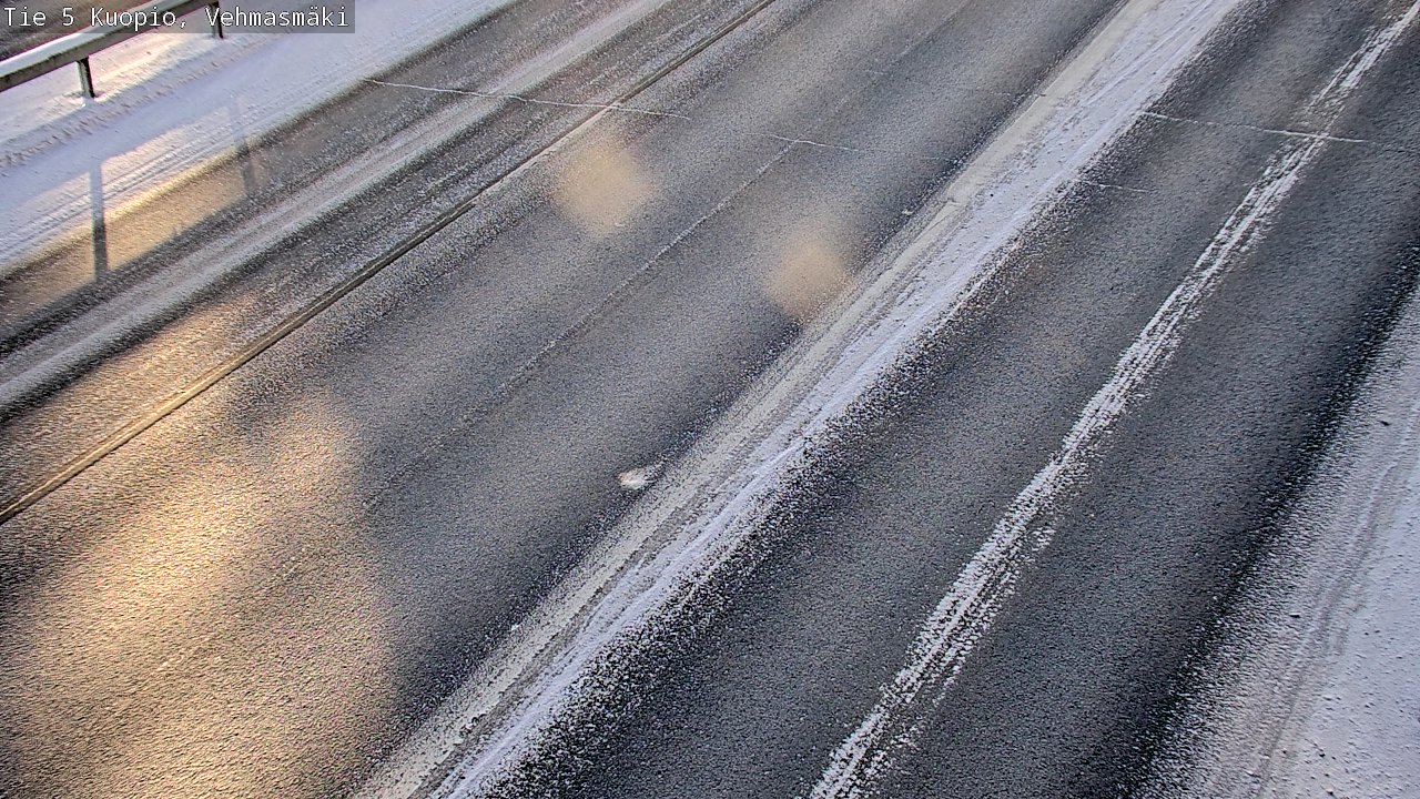 Weather Camera Image Väg 5 Kuopio, Vehmasmäki, Kuopio, Pohjois-Savo